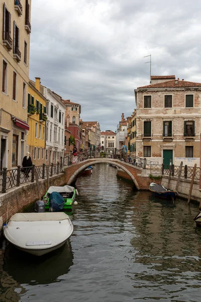 Venezia Italia 2022 Stretto Canale Nella Città Venezia Una Mattina — Foto Stock