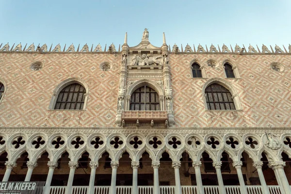 Venedig Italien 2022 Der Dogenpalast Venedig Einem Sommerabend — Stockfoto