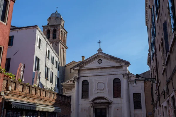 Veneza Itália 2022 Igreja San Simeone Profeta Veneza Uma Manhã — Fotografia de Stock