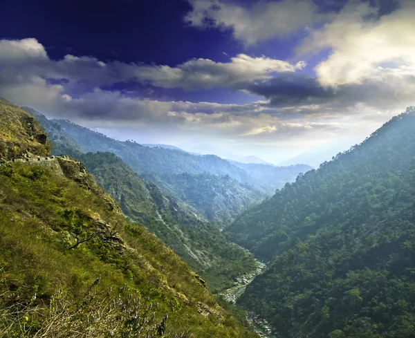 View of the deep gorge — Stock Photo, Image