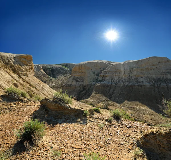 Slopes of the plateau Shalkar-Nura — Stock Photo, Image