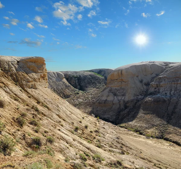 Kloof hellingen van het plateau shalkar — Stockfoto