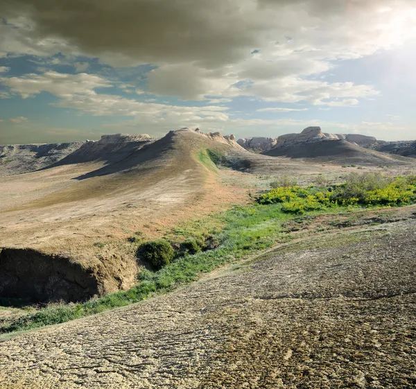 Clouds over plateau — Stock Photo, Image