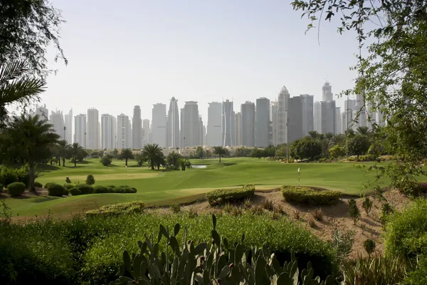 Golf w Dubaju Bliskiego Wschodu — Zdjęcie stockowe