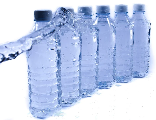 Plastic waterfles — Stockfoto