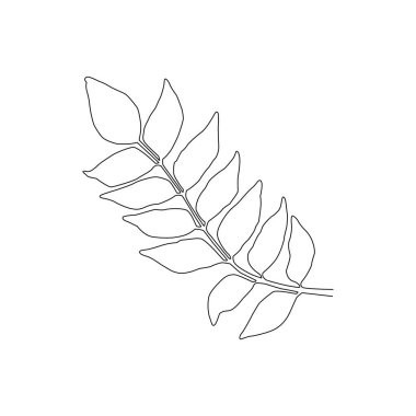 Minimalist kapaklar için botanik tasarım şablonu, tişört baskısı, kartpostal, pankart vs. Vektör EPS 10.