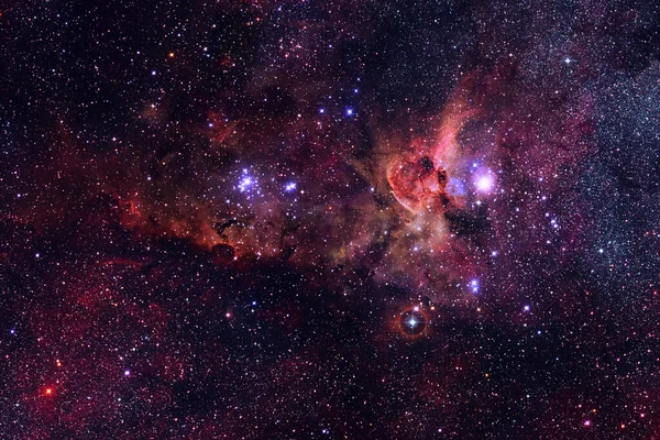 Yıldız kümesi. Starfield. Nebula. Bu görüntünün elementleri NASA tarafından desteklenmektedir.