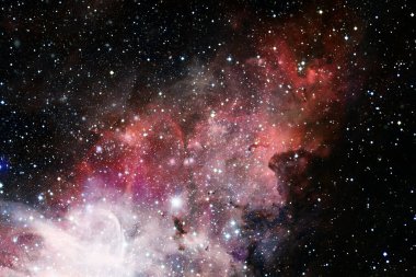 Dış uzay sanatı. Starfield. Bu görüntünün elementleri NASA tarafından desteklenmektedir.