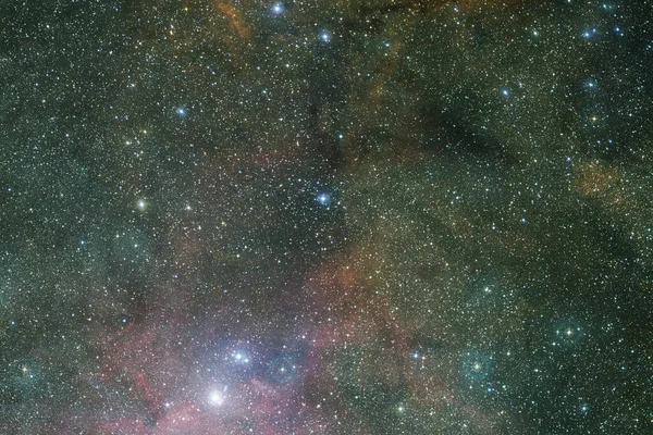Aglomerado Estrelas Starfield Nebulosa Elementos Desta Imagem Fornecidos Pela Nasa — Fotografia de Stock