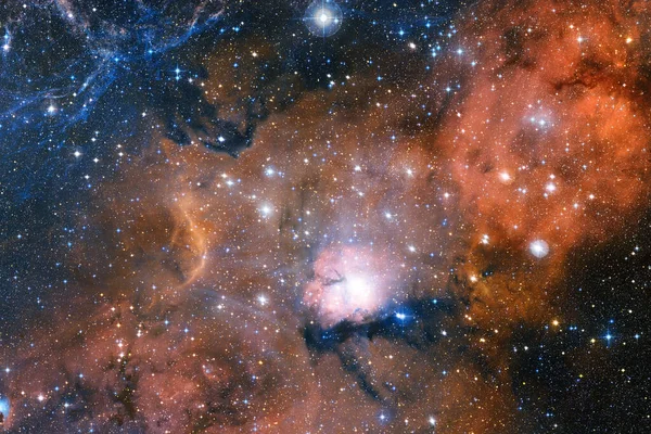 Racimo Estrellas Starfield Nebulosa Elementos Esta Imagen Proporcionados Por Nasa — Foto de Stock