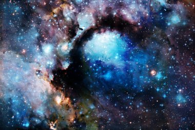 Sonsuz evrenin harikası. Bilim kurgu duvar kağıdı. Bu görüntünün elementleri NASA tarafından desteklenmektedir.