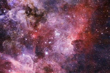 Derin uzay. Fevkalade bilim kurgu canlandırması. Bu görüntünün elementleri NASA tarafından desteklenmektedir.