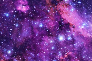 Nebula, uzayın derinliklerinde bir yıldız kümesi. Bilim kurgu sanatı. Bu görüntünün elementleri NASA tarafından desteklenmektedir.