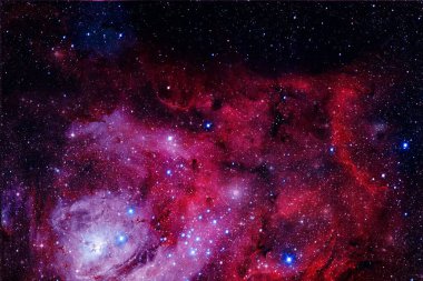 Dış uzay, kozmik manzara. Nebula. Bu görüntünün elementleri NASA tarafından desteklenmektedir.