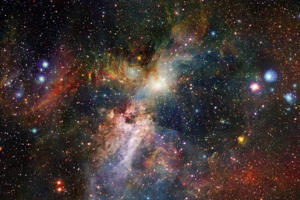 外层空间 科幻小说宇宙 美国航天局提供的这一图像的要素 — 图库照片