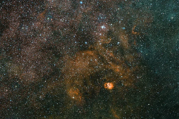 Een Prachtig Sterrenstelsel Ergens Ruimte Kosmisch Behang Elementen Van Deze Stockfoto