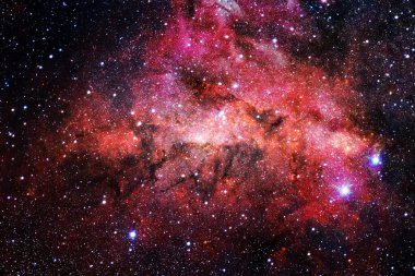 Nebula, uzayın derinliklerinde bir yıldız kümesi. Bilim kurgu sanatı. Bu görüntünün elementleri NASA tarafından desteklenmektedir.