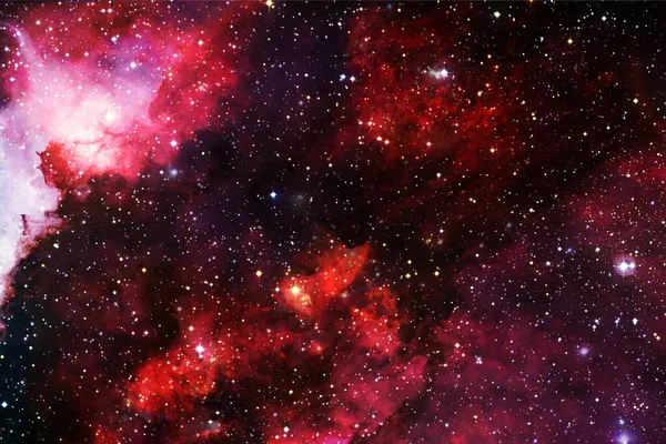 Nebulosa Cúmulo Estrellas Espacio Profundo Arte Ciencia Ficción Elementos Esta — Foto de Stock