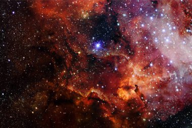 Starfield. Kozmos sanatı. Bu görüntünün elementleri NASA tarafından desteklenmektedir.