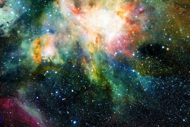 Yıldız kümesi. Starfield. Nebula. Bu görüntünün elementleri NASA tarafından desteklenmektedir.