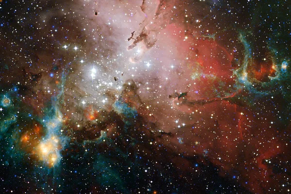 Gyönyörű Galaxis Valahol Űrben Kozmikus Tapéta Kép Elemeit Nasa Bocsátotta — Stock Fotó