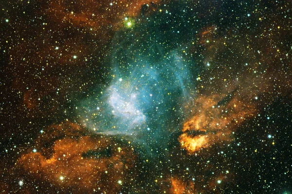 Cluster Stars Starfield Nebula Elements Image Furnished Nasa — Stock Photo, Image