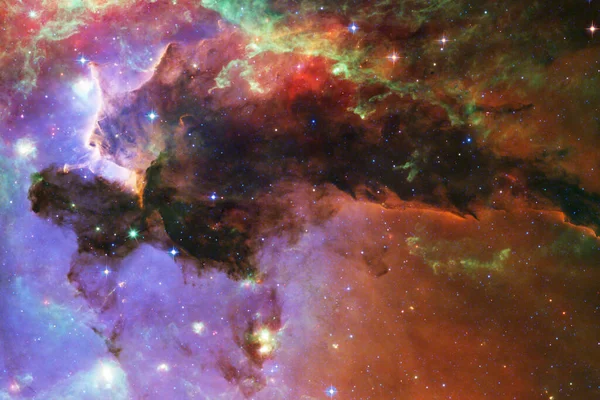 Shluk Hvězd Starfield Mlhovina Prvky Tohoto Snímku Poskytla Nasa — Stock fotografie