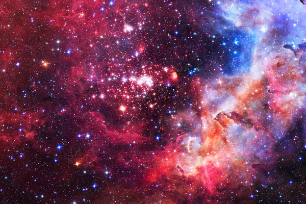 Kosmiskt landskap. Nebulosa. Delar av denna bild tillhandahålls av NASA — Stockfoto