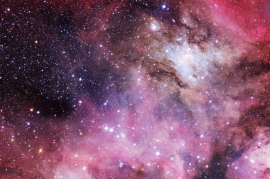 Derin uzay. Fevkalade bilim kurgu canlandırması. Bu görüntünün elementleri NASA tarafından desteklenmektedir.