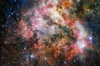 Uzay boşluğu. Bilim kurgu evreni. Bu görüntünün elementleri NASA tarafından desteklenmektedir