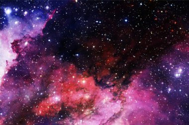 Starfield. Kozmos sanatı. Bu görüntünün elementleri NASA tarafından desteklenmektedir.