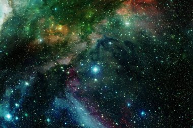 Yıldız kümesi. Starfield. Nebula. Bu görüntünün elementleri NASA tarafından desteklenmektedir.