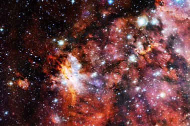 Dış uzay, kozmik manzara. Nebula. Bu görüntünün elementleri NASA tarafından desteklenmektedir.