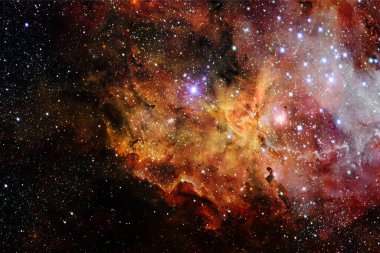Yıldız kümesi. Starfield. Nebula. Bu görüntünün elementleri NASA tarafından desteklenmektedir.