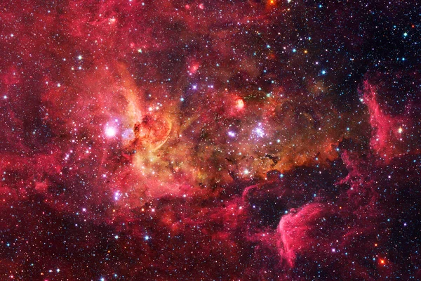 Stjärnornas Kluster Stjärnfält Nebulosa Delar Denna Bild Tillhandahålls Nasa — Stockfoto