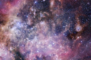 Nebula, uzayın derinliklerinde bir yıldız kümesi. Bilim kurgu sanatı. Bu görüntünün elementleri NASA tarafından desteklenmektedir.