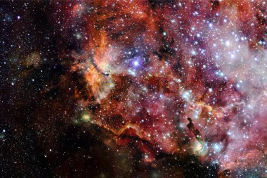 Sonsuz evrenin harikası. Bilim kurgu duvar kağıdı. Bu görüntünün elementleri NASA tarafından desteklenmektedir.