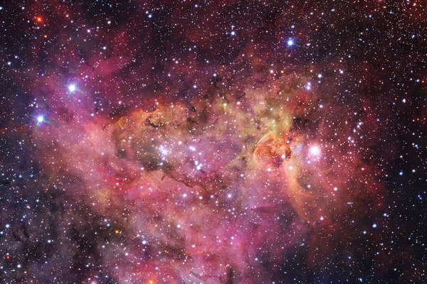 Outer Space Cosmic Landscape Nebula Elements Image Furnished Nasa — Stock Photo, Image