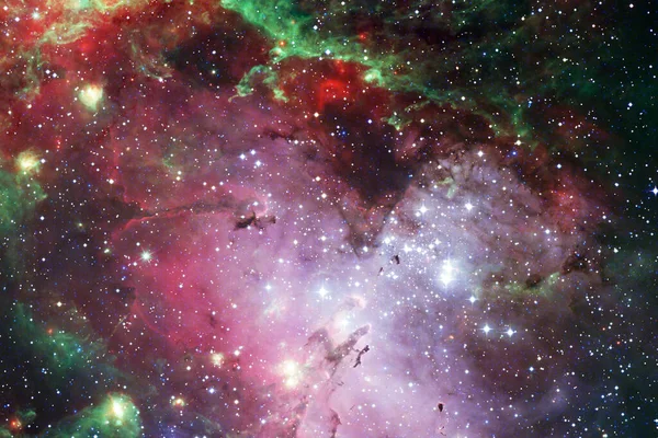 Hermosa Galaxia Algún Lugar Del Espacio Profundo Papel Pintado Cósmico — Foto de Stock