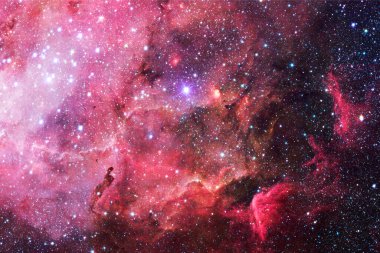 Derin uzayda bir yerde güzel bir galaksi. Kozmik duvar kağıdı. Bu görüntünün elementleri NASA tarafından desteklenmektedir