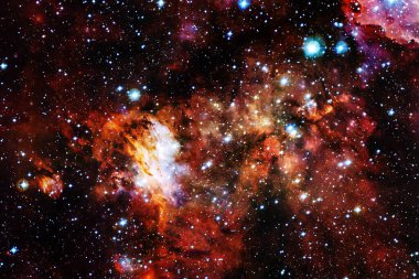 Dış uzayda yıldızları ve galaksileri olan sonsuz evren. Kozmos sanatı. Bu görüntünün elementleri NASA tarafından desteklenmektedir.