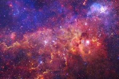 Starfield. Kozmos sanatı. Bu görüntünün elementleri NASA tarafından desteklenmektedir.