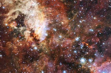 Dış uzay, kozmik manzara. Nebula. Bu görüntünün elementleri NASA tarafından desteklenmektedir.