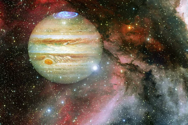 Giove Sistema Solare Arte Del Cosmo Elementi Questa Immagine Forniti — Foto Stock