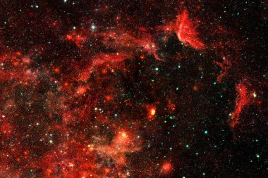 Nebula, uzayın derinliklerinde bir yıldız kümesi. Bilim kurgu sanatı. Bu görüntünün elementleri NASA tarafından desteklenmektedir.