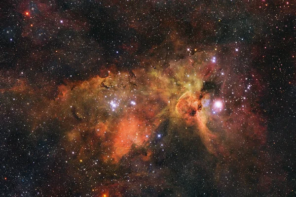 宇宙のどこかにある美しい銀河 宇宙壁紙だ Nasaによって提供されたこの画像の要素 — ストック写真