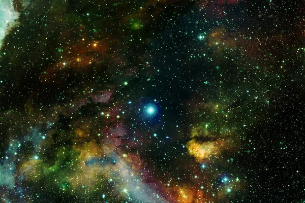 Universo Infinito Con Estrellas Galaxias Espacio Exterior Arte Del Cosmos — Foto de Stock