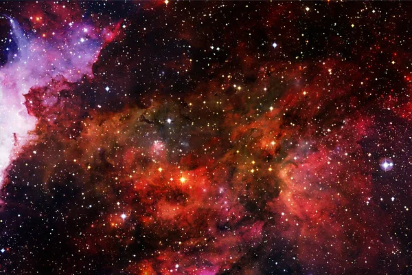 Dış Uzay Kozmik Manzara Nebula Görüntünün Elementleri Nasa Tarafından Desteklenmektedir — Stok fotoğraf