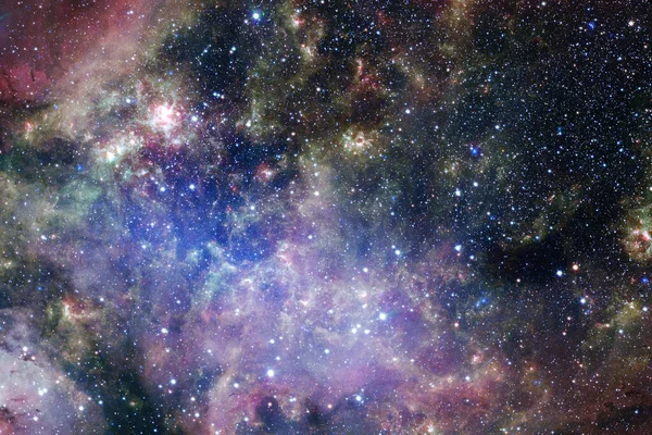 Csillaghalmaz Csillagmező Köd Kép Elemeit Nasa Bocsátotta Rendelkezésre — Stock Fotó