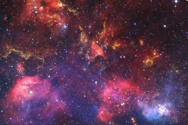 Uzay boşluğu. Bilim kurgu evreni. Bu görüntünün elementleri NASA tarafından desteklenmektedir